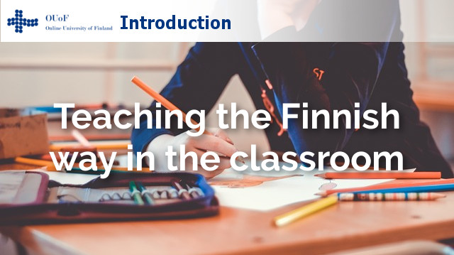 Teaching the Finnish way in the classroom